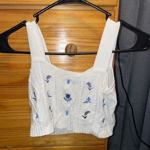 Beautiful flower tank top